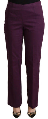 BENCIVENGA Violet High Waist Tapered Casual Pants -   -  BENCIVENGA.
